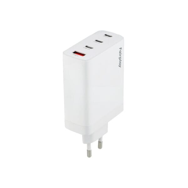 FAIRPLAY Chargeur 100W 4 ports (USB-A + 3 USB-C)